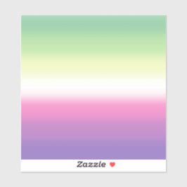 グラディエントGenderfeaプライドフラグ – Genderdoeフラグ シール