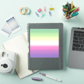 グラディエントGenderfeaプライドフラグ – Genderdoeフラグ シール (iPadカバー)