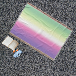 グラディエントGenderfeaプライドフラグ – Genderdoeフラグ スローブランケット