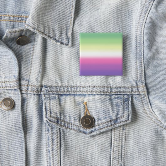 グラディエントGenderfeaプライドフラグ – Genderdoeフラグ 缶バッジ (インサイチュ)