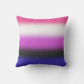 グラディエントGenderfluidプライドフラグ – Genderfluidフラグ クッション (裏面)