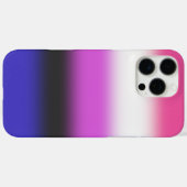 グラディエントGenderfluidプライドフラグ – Genderfluidフラグ Case-Mate iPhoneケース (裏面 (横))