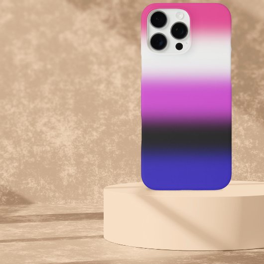 グラディエントGenderfluidプライドフラグ – Genderfluidフラグ Case-Mate iPhoneケース