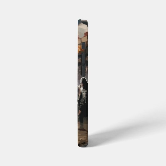 グラディエーターの電話ケースを切り詰める iPhoneケース (左側面)