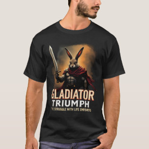 グラディエーターは生命力との闘いを勝利させる Tシャツ