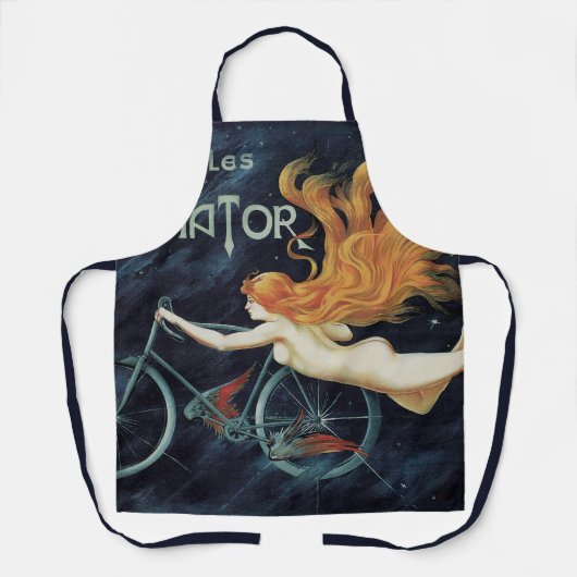 グラディエーターサイクル、ヴィンテージビクトリアンアールヌーボー エプロン (正面)