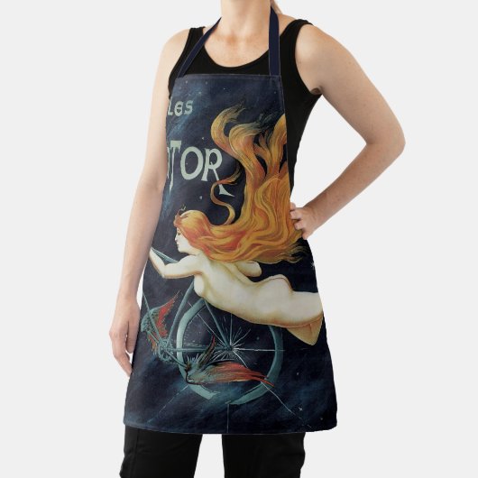 グラディエーターサイクル、ヴィンテージビクトリアンアールヌーボー エプロン (インサイチュ)