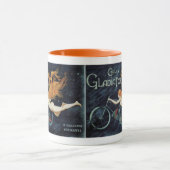 グラディエーターサイクル、ヴィンテージビクトリアンアールヌーボー マグカップ (中央)