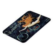 グラディエーターサイクル、ヴィンテージビクトリアンアールヌーボー マグネット (左側)