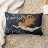 グラディエーターサイクル、ヴィンテージビクトリアンアールヌーボー ランバークッション (ブランケット)