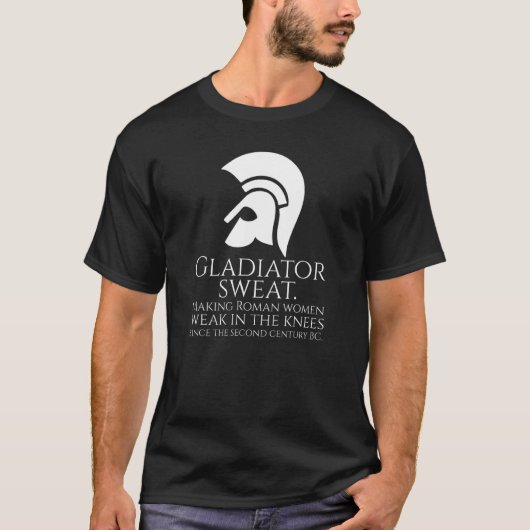 グラディエータースウェット古代ローマの歴史Spqrローマ Tシャツ (正面)
