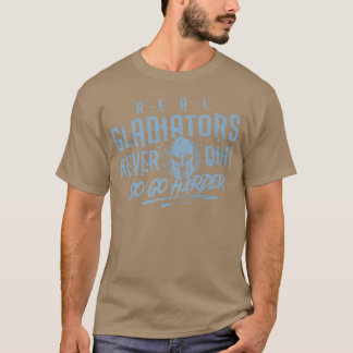 グラディエータートレーニングモチベーション・ジムフィットネスmmaスパ tシャツ