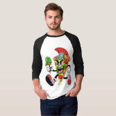 グラディエーターピザスライスイタリアンブレインロットメンズ Tシャツ (正面フル)