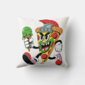 グラディエーターピザスライスイタリアンブレインロット クッション (裏面)