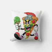 グラディエーターピザスライスイタリアンブレインロット クッション (正面)