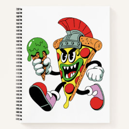 グラディエーターピザスライスイタリアンブレインロット ノートブック