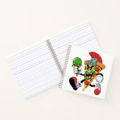 グラディエーターピザスライスイタリアンブレインロット ノートブック (内部)