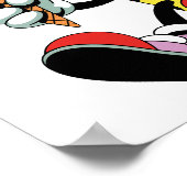 グラディエーターピザスライスイタリアンブレインロット ポスター (角)