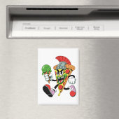 グラディエーターピザスライスイタリアンブレインロット マグネット (インサイチュ (食洗機))