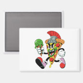 グラディエーターピザスライスイタリアンブレインロット マグネット (正面/裏面)