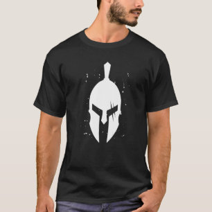 グラディエーターヘルメットシンボルスパルタトレーニングジムスパルタン Tシャツ