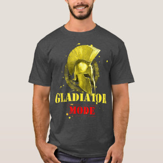 グラディエーターモードモチベーショントレーニングスパルタンヘル Tシャツ