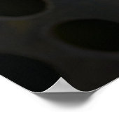 グラディエーター帽ブロンズ神のシンボル古代ダークヒ ポスター (角)