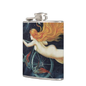 グラディエーター サイクル、ヴィンテージ ヴィクトリアン アールヌーヴォー フラスク (左)