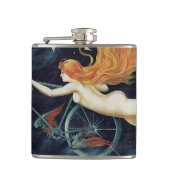 グラディエーター サイクル、ヴィンテージ ヴィクトリアン アールヌーヴォー フラスク (正面)