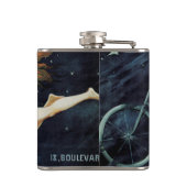 グラディエーター サイクル、ヴィンテージ ヴィクトリアン アールヌーヴォー フラスク (裏面)