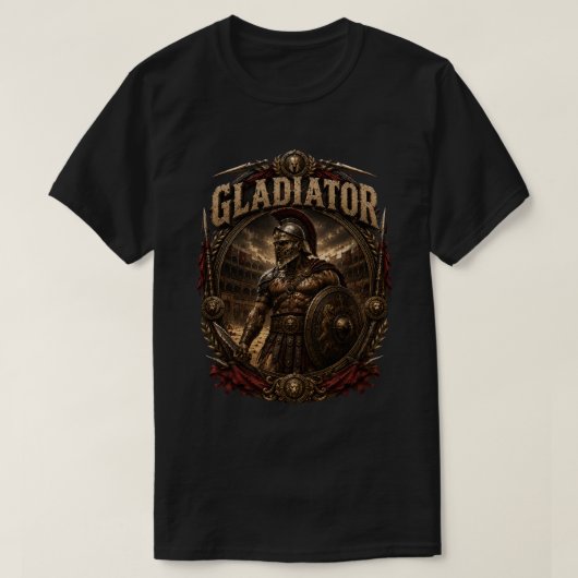 グラディエーター メンズ グラフィック Tシャツ (デザイン正面)