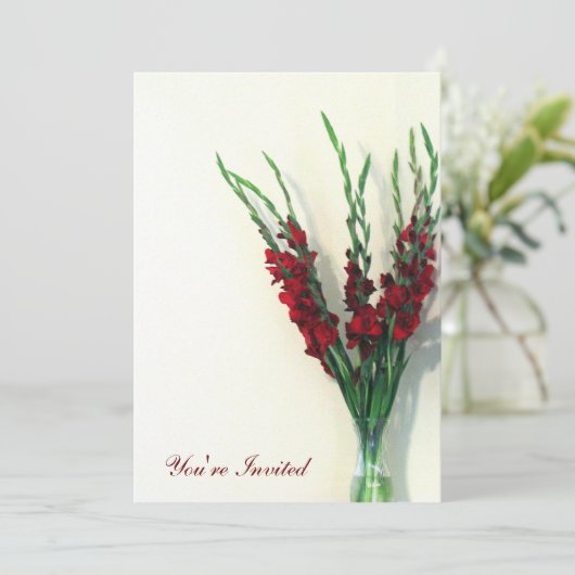 グラディオラ 招待状 (スタンド正面)