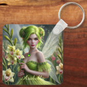 グラディオ威厳があるリの美しい妖精 キーホルダー (裏面)