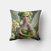 グラディオ威厳があるリの美しい妖精 クッション (裏面)