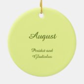 グラディオ威厳があるリの美しい妖精 セラミックオーナメント (裏面)