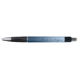 グラデエレガントーションブルー(カスタム文字) ボールペン