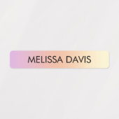 グラデカラフルィエントキッズ防水名ラベル ラベル (デザイン1)