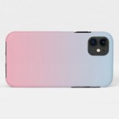 グラデカラフルモダンィティグラデーションングパステルPInkブルー Case-Mate iPhoneケース (裏面(横))
