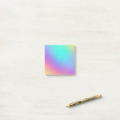 グラデカラフルーションのポストイット注記 ポストイット (デスク上)