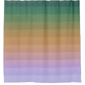 グラデグラデーションィティストライプーの裏にソフトグぼやけロン餅 シャワーカーテン (正面)