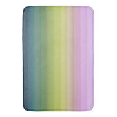 グラデグラデーションィティストライプーの裏にソフトグぼやけロン餅 バスマット (正面縦)
