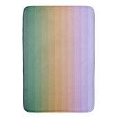 グラデグラデーションィティストライプーの裏にソフトグぼやけロン餅 バスマット (正面縦)
