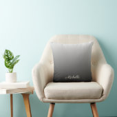 グラデパーソナライズされたーショングラデーションの黒い色合い クッション (椅子)