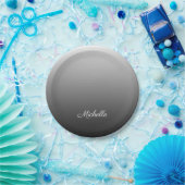 グラデパーソナライズされたーショングラデーションの黒い色合い ペーパープレート (パーティー)