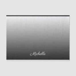 グラデパーソナライズされたーショングラデーションの黒い色合い 薄葉紙