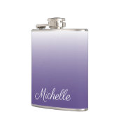 グラデパーソナライズされたーション超グラデーション紫 フラスク (左)
