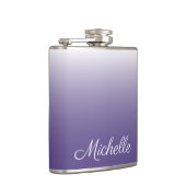 グラデパーソナライズされたーション超グラデーション紫 フラスク (右)