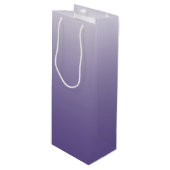 グラデパーソナライズされたーション超グラデーション紫 ワインギフトバッグ (正面アングル)