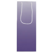 グラデパーソナライズされたーション超グラデーション紫 ワインギフトバッグ (正面)