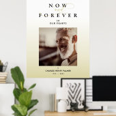 グラデモダンィエントミニマル写真葬儀サービス ポスター (ホームオフィス)